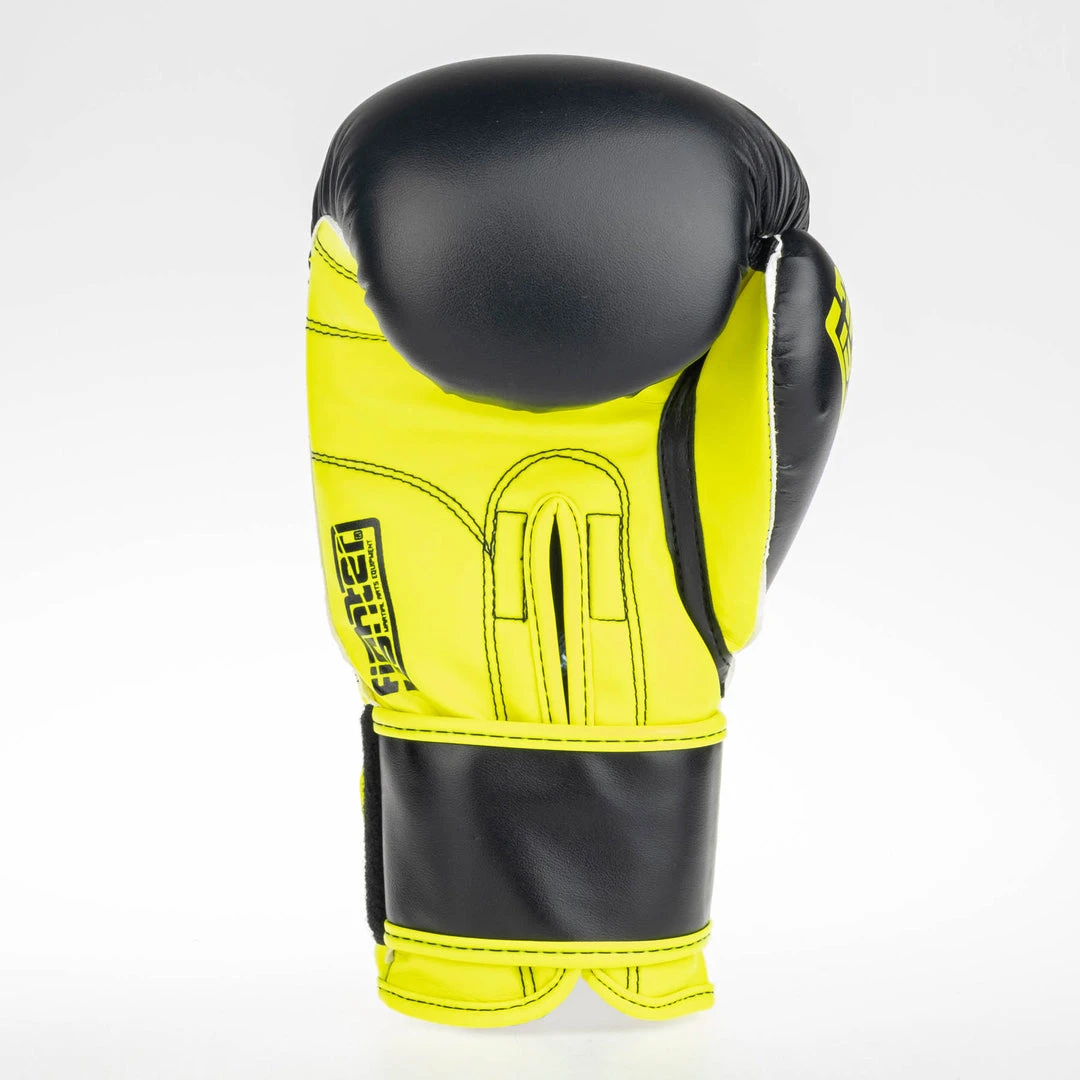 Fighter Boxing Gloves SPEED - Black/yellow 5 Fighter Boxing Gloves SPEED - Black/yellow