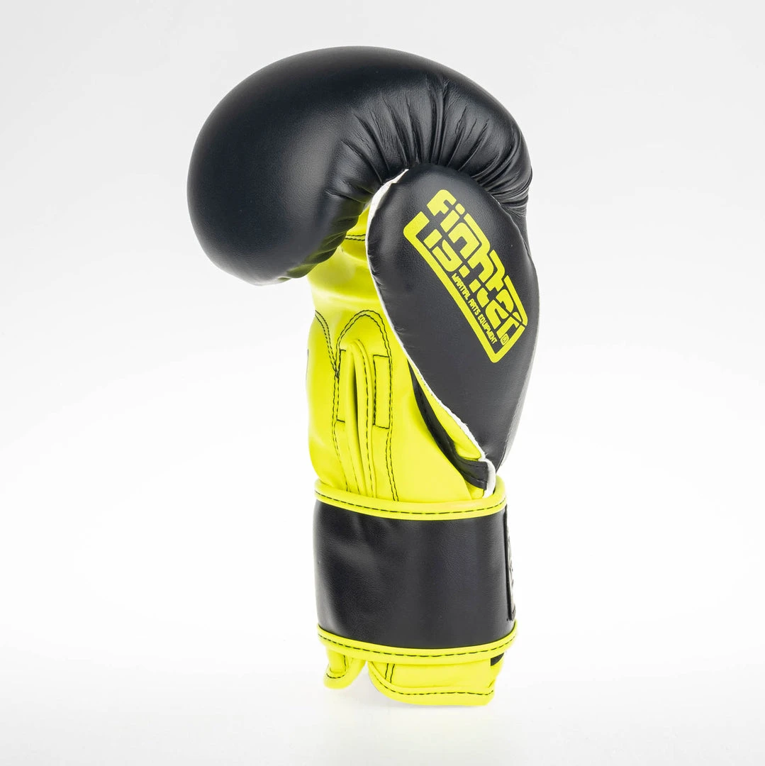 Fighter Boxing Gloves SPEED - Black/yellow 11 Fighter Boxing Gloves SPEED - Black/yellow