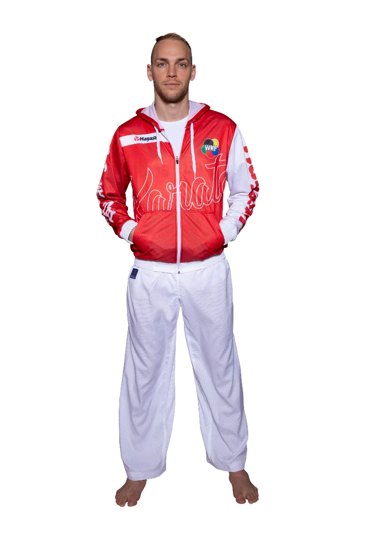 APPAREL Hayashi ZIP Hoodie “WKF Brick”, 19341-41 7 APPAREL Hayashi ZIP Hoodie “WKF Brick”, 19341-41