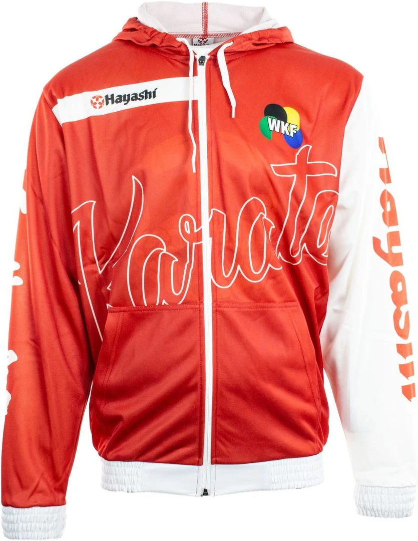 APPAREL Hayashi ZIP Hoodie “WKF Brick”, 19341-41 3 APPAREL Hayashi ZIP Hoodie “WKF Brick”, 19341-41