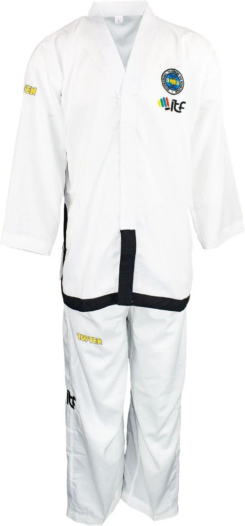 TopTen Top Ten ITF Master Dobok Air Deluxe - White Uniforms & Gi 3 TopTen Top Ten ITF Master Dobok Air Deluxe - White Uniforms & Gi
