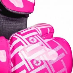 TopTen TOP TEN Glossy Pink/White Prism Pointfighter Open-Hand Gloves