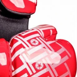 TopTen TOP TEN Glossy Red/White Prism Pointfighter Open-Hand Gloves 7 TopTen TOP TEN Glossy Red/White Prism Pointfighter Open-Hand Gloves