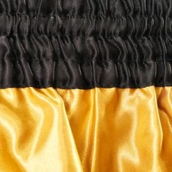Fighter Thai Shorts Bangkok Plain - Gold/black, FP05